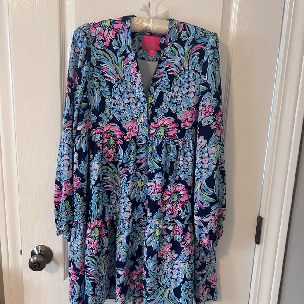 Lilly Pulitzer Long Sleeve Tiered Dress
